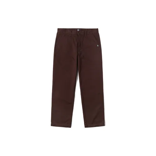 Lee Casual Pants Men Dark Brown