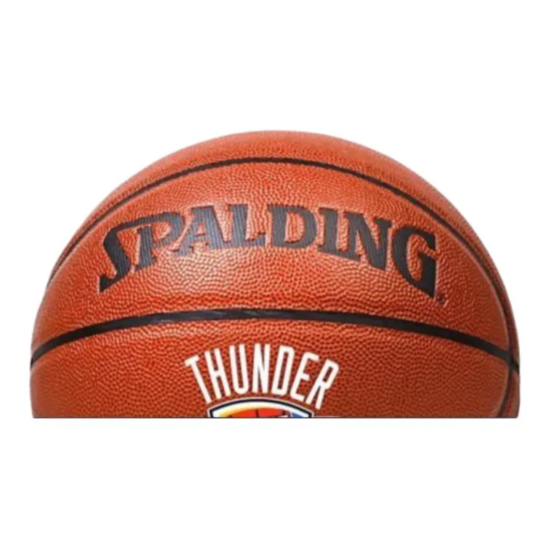 SPALDING PU Basketball Brown Size 7 Training Competition Unisex-4