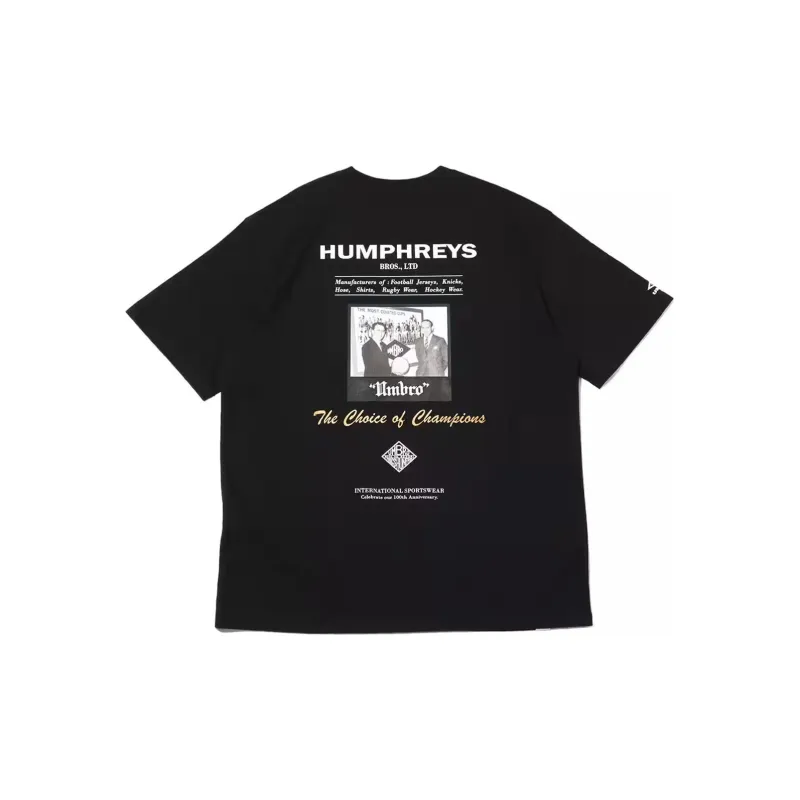 Umbro SS24 T-Shirt Unisex Black-1