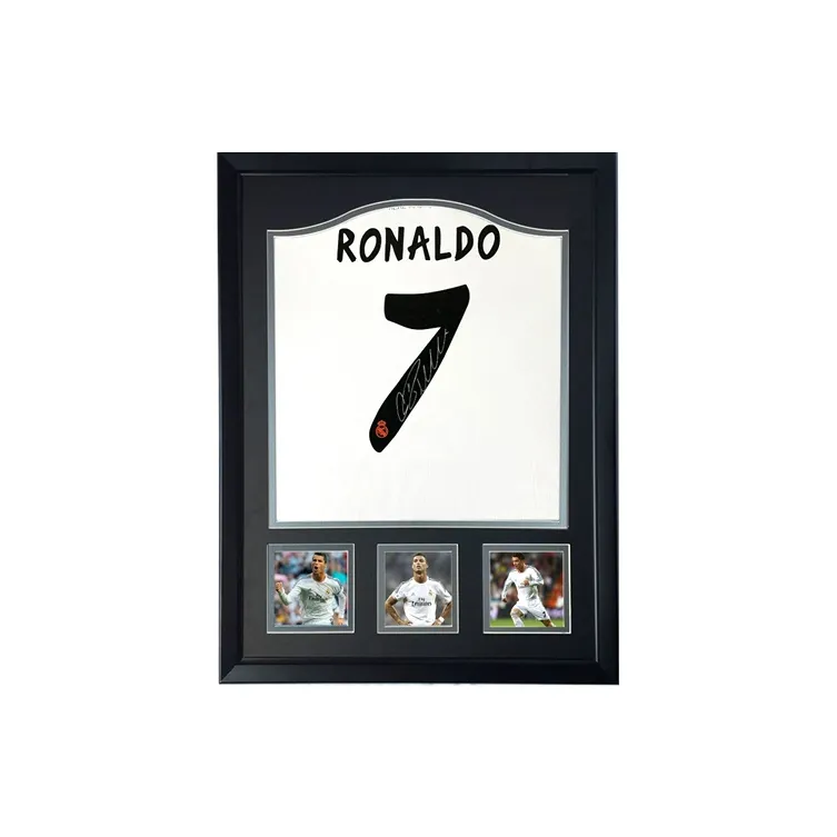 Three For 13 14 Real Madrid C Ronaldo Ronaldo Personalized Autograph Soccer Apparel Jersey Includes SA Certificate-1