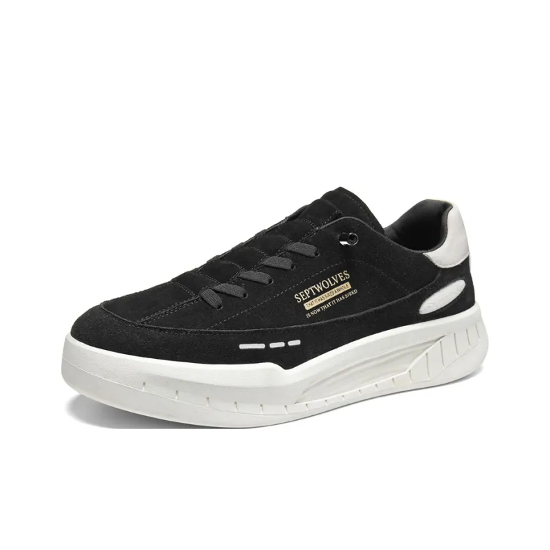 SEPTWOLVES Non slip Lightweight Low Top Skateboard Shoes Men's-2