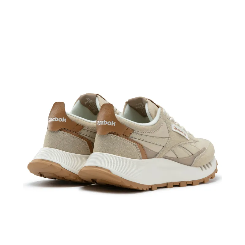 Reebok CL LEGACY W+ Anti Slip And Wear Resistant Height Increasing Low Top Running Shoes Unisex Beige-3