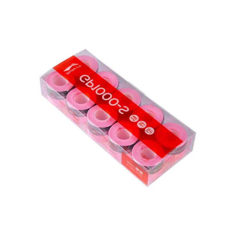 LiNing Badminton Grip Tape Polyurethane Thin GP1000 S 10 Pack-1