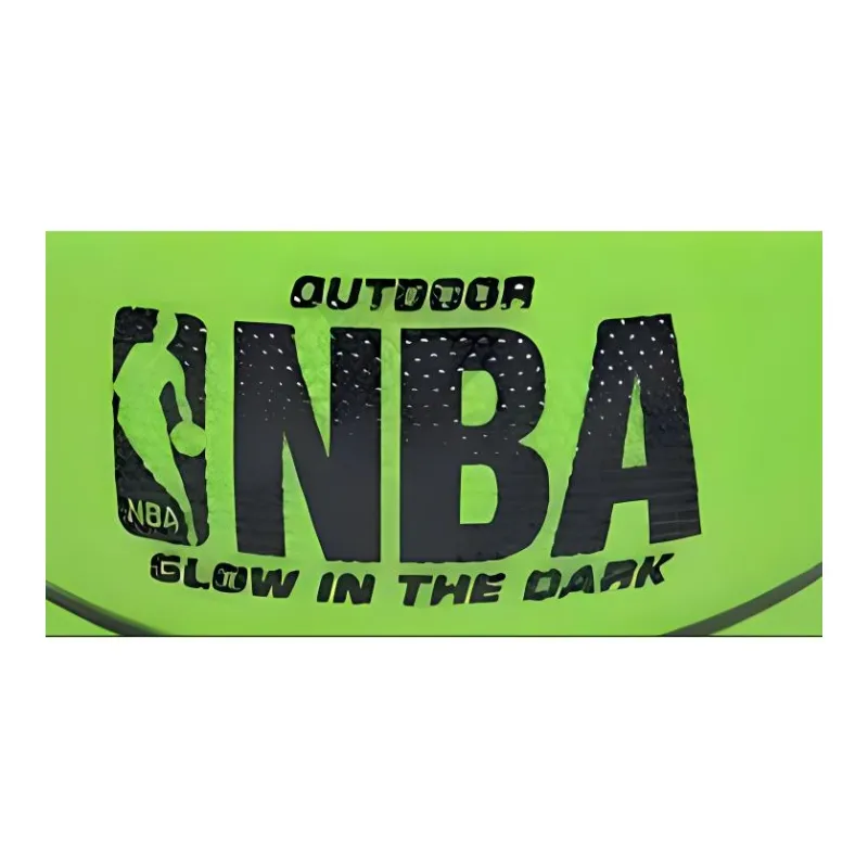 SPALDING Rubber Basketball Green Size 7 Ball Glow In The Dark Unisex-2