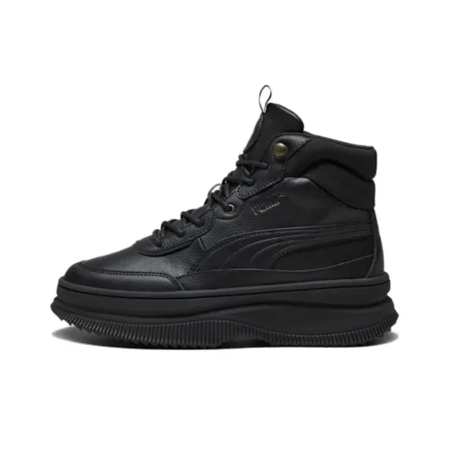 PUMA MAYRA Anti Slip Wear Resistant High Top Casual Shoes Women's Black