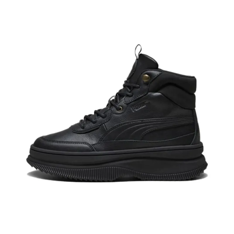 PUMA MAYRA Anti Slip Wear Resistant High Top Casual Shoes Women's Black-0