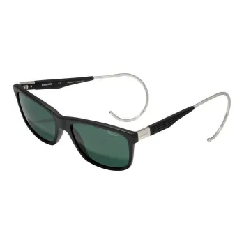 CHOPARD Acetate Glass Square Sunglasses Men's Black
