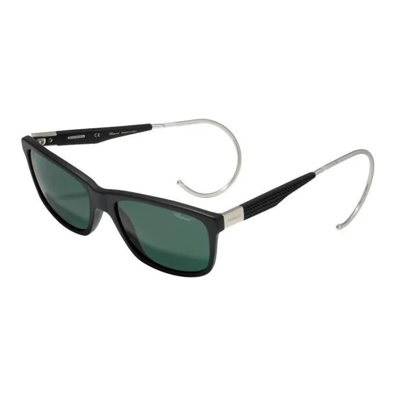 CHOPARD Acetate Glass Square Sunglasses Men's Black-0