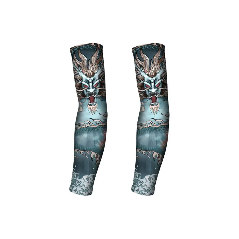 GXT Other Riding Equipment Cycling Arm Warmers Outdoor Unisex Shredded Milk/ice-13