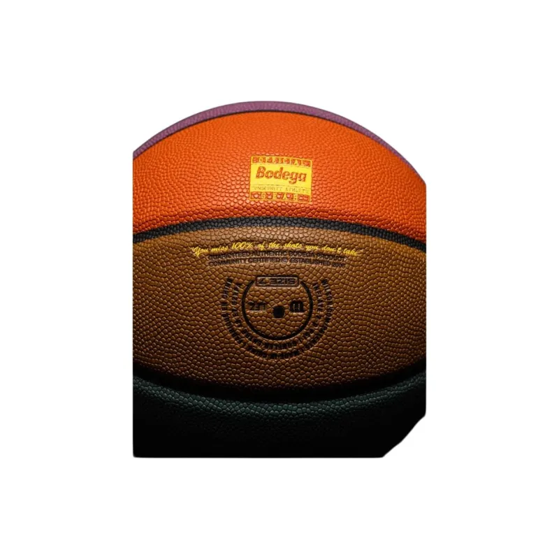 Wilson Size 7 Indoor Outdoor Universal Basketball Synthetic Leather Brown Orange Purple-2