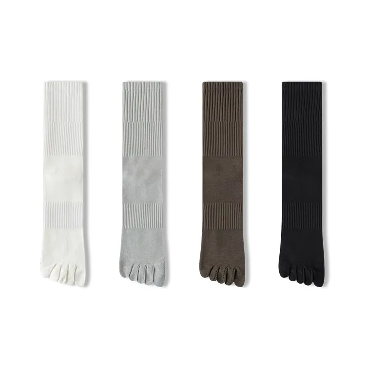 JIAZINI Mid Calf Socks Men's 4 Pack-1