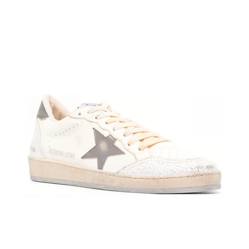 Golden Goose Logo-patch Leather Sneakers-1