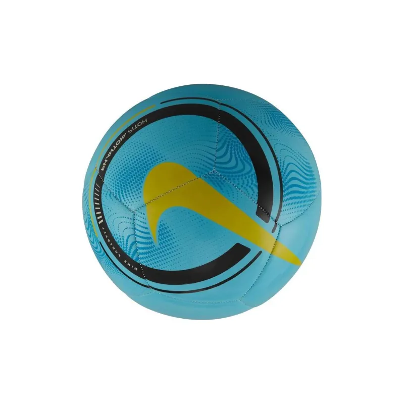 Nike Size 5 Ball Soccer PU Unisex Blue Yellow-2