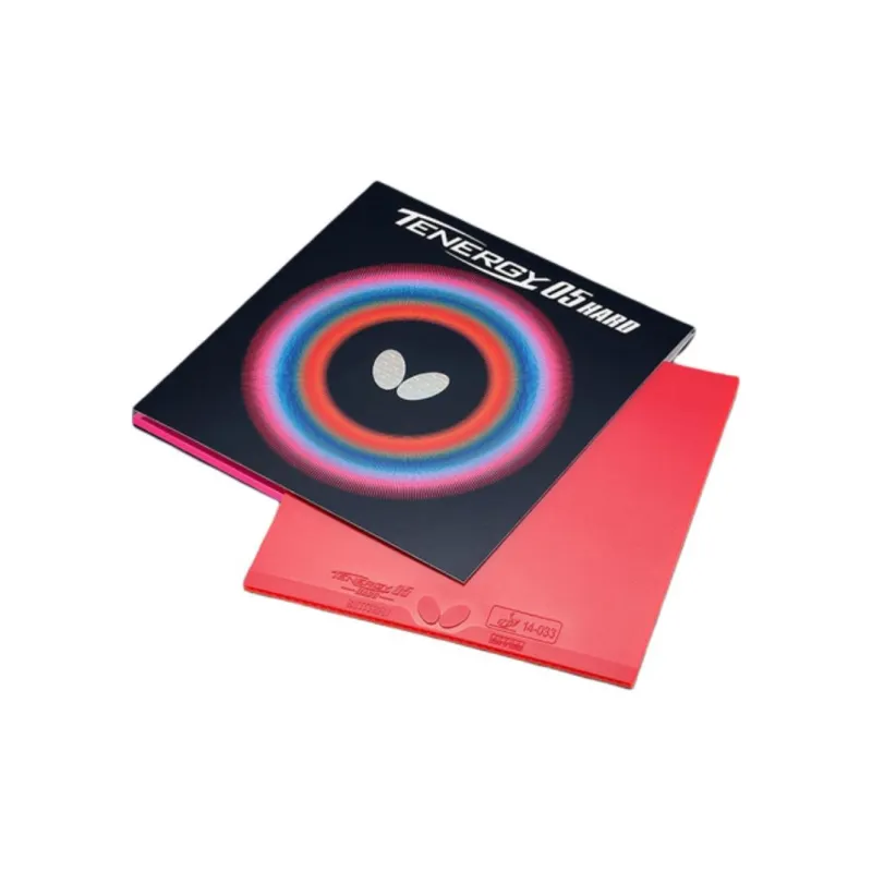 Butterfly TENERGY 05 HARD Table Tennis Rubbers Sponge Inverted Rubber All Compatibility Hardness 43 Red-1
