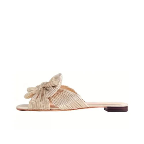 Loeffler Randall Slide Slippers Women's Gold
