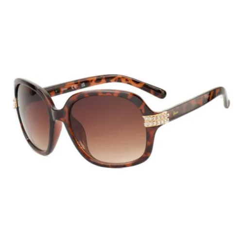 GUESS Resin Square Sunglasses Women's Brown