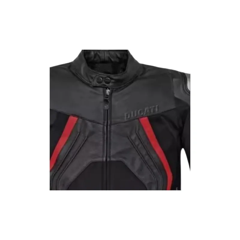Ducati Unisex Biker Jacket Genuine Leather-4