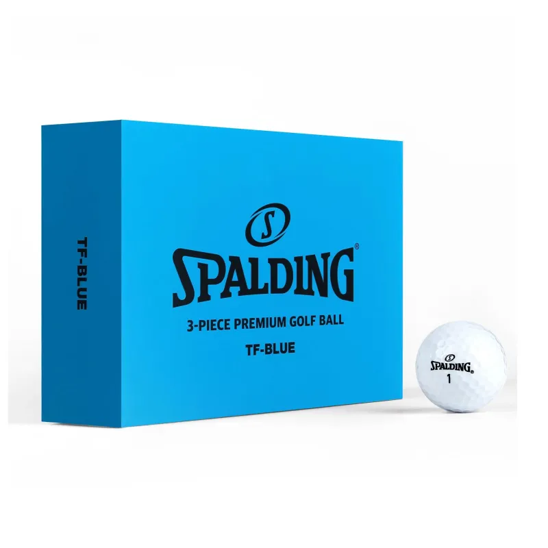 SPALDING TF Collection Triple Layer Golf Ball Synthetic Rubber Unisex White 12 Pcs-5