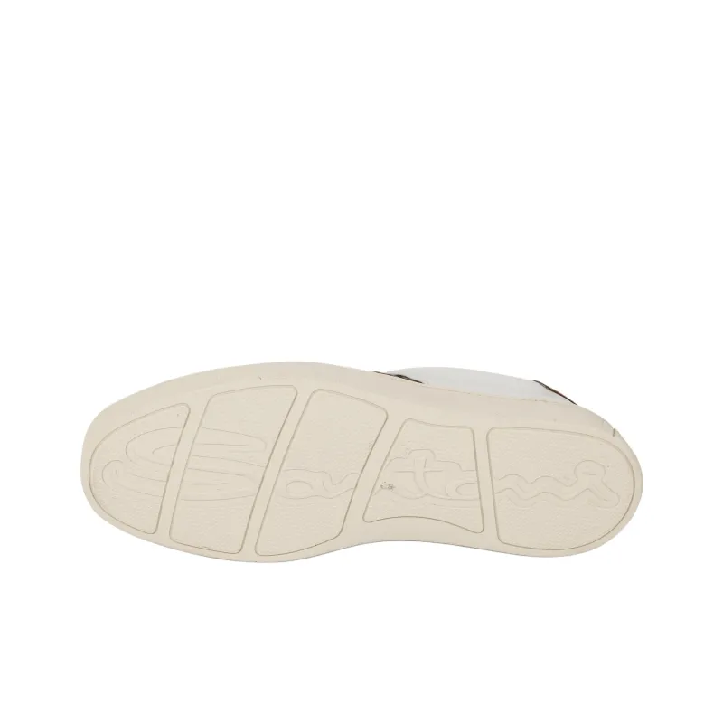 Santoni Luigi Low-Top Skateboard Shoes Men's White-5