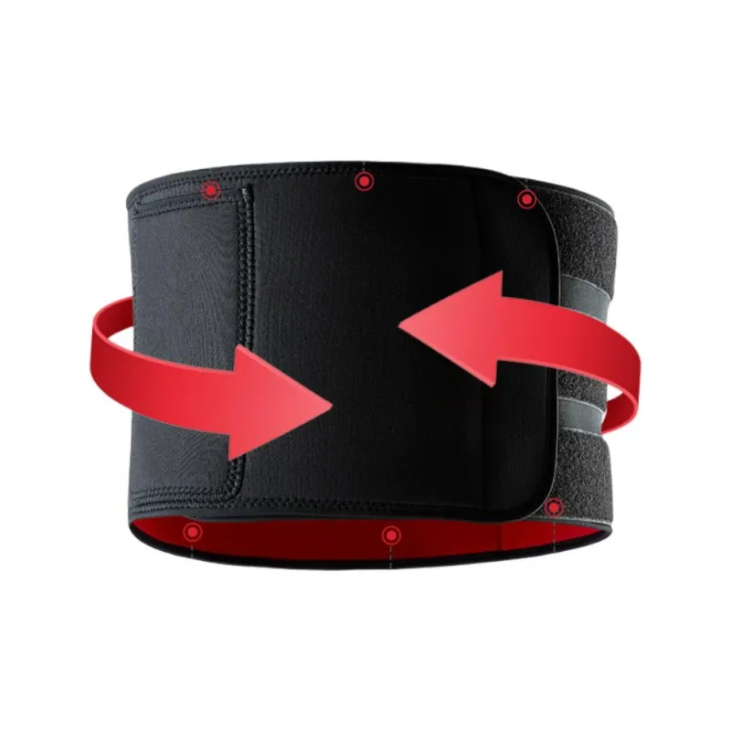 Anta Back Support Braces Fitness Basketball Weightlifting Running Warm Protection Polyester Nylon Unisex-2