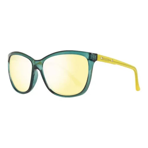 GUESS Plastic Butterfly Sunglasses Women's Lake Green