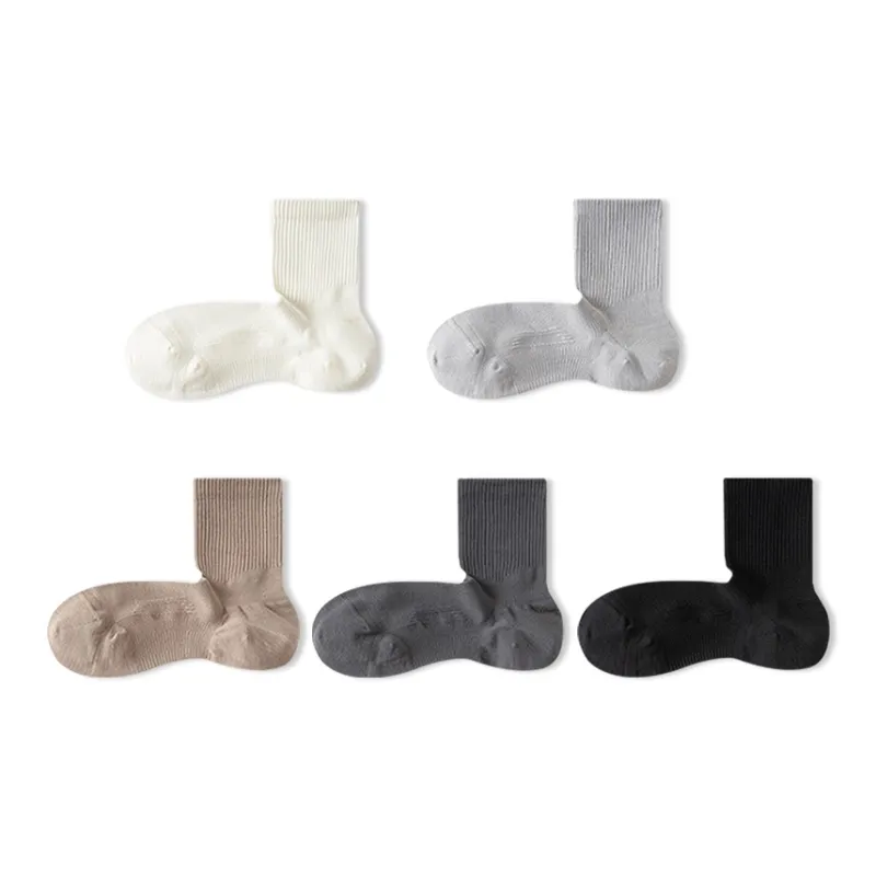 JIAZINI Mid Calf Socks Men's 5 Pack-7