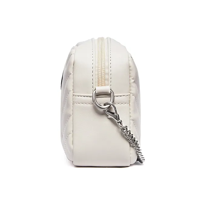 RED DRAGONFLY Polyurethane With Synthetic Leather Shoulder Bag Regular Women's Black/Ecru/White-14