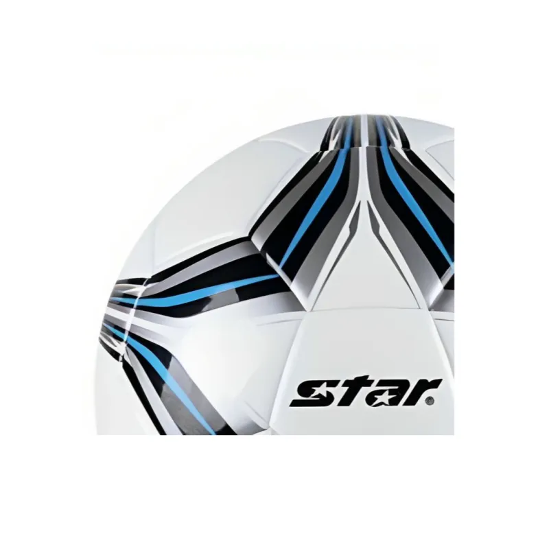 Star Size 4 Soccer PU Seamless Thermal-bonding Kids' Blue Black White-2