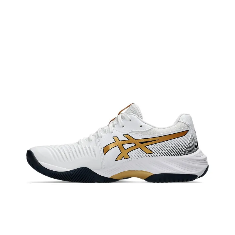 Asics Netburner Ballistic Ff 3 White Pure Gold-1