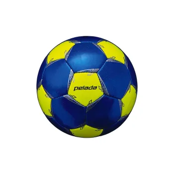 Molten Size 5 Ball Soccer PU Hand-Stitched Soccer Ball Unisex Yellow Blue
