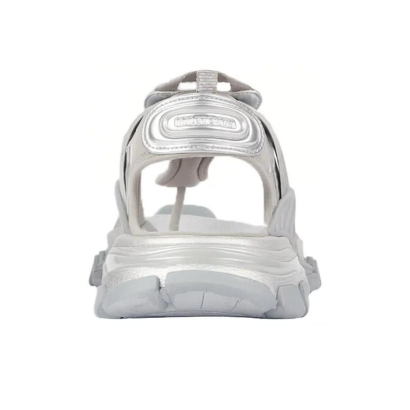 Balenciaga Women's Track Sandal 'Silver Metallic'-4
