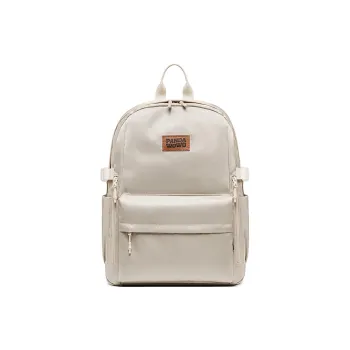 HLA Panda Wowo Series Polyester Backpack Laptop Bag Travel Bag Backpack Medium Size Unisex Khaki