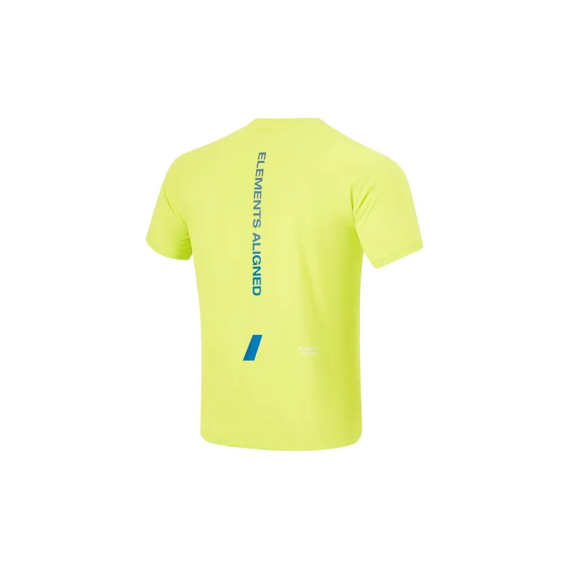LiNing Fitness Series T Shirt Men's Bright Lime Green-1
