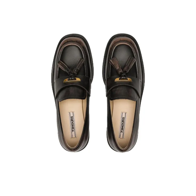 73Hours London Travelogue Loafers Women's Brown-3