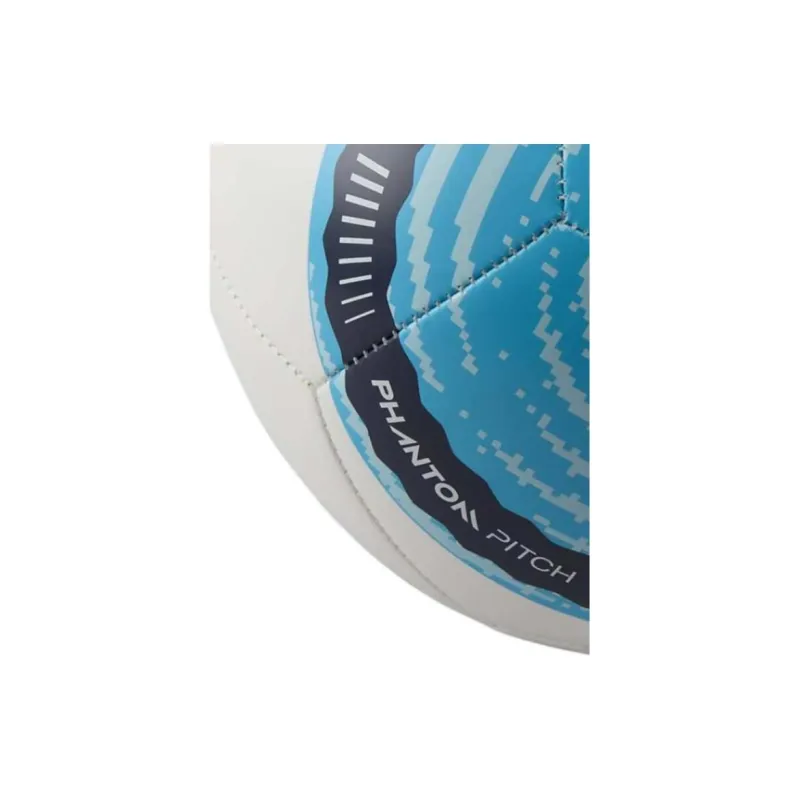 Nike Size 4 Ball No. 5 Soccer Rubber Machine Stitched Soccer Ball Unisex White/Fury Blue/Blackened Blue-1