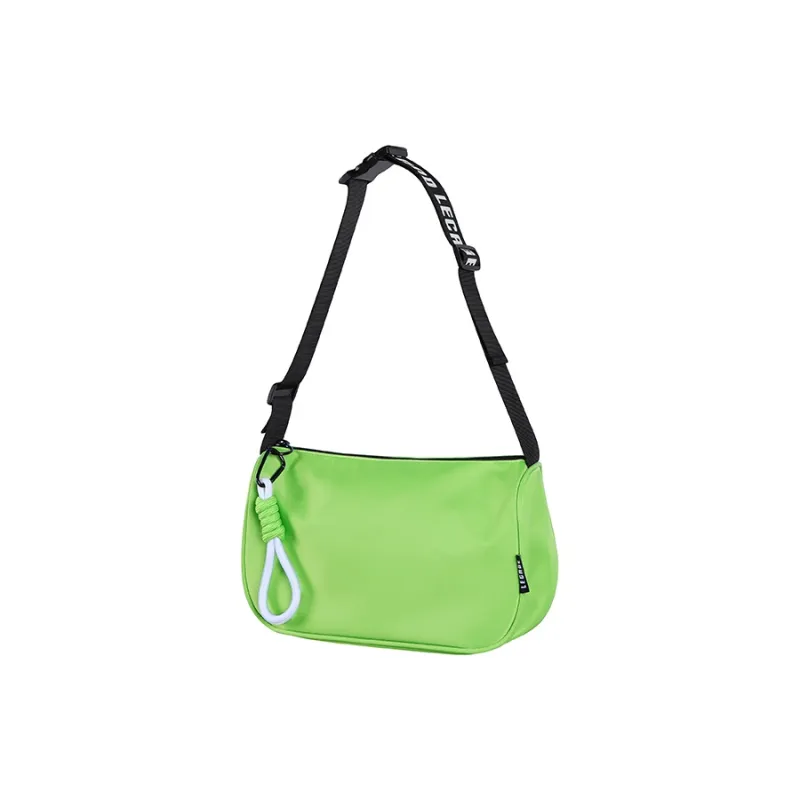 LECAGE Polyester Shoulder Bag, Crossbody Bag, Sling Bag Regular Unisex White Black/Fruit Green/Black Green/Pink/Khaki-4