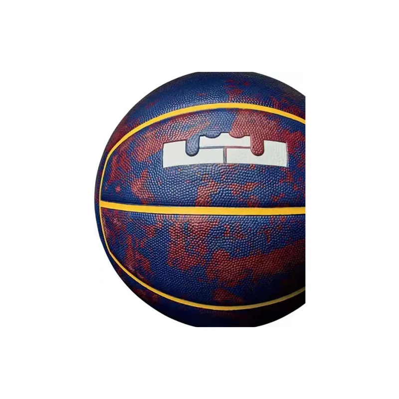 Nike Rubber Basketball Blue Brown Size 7 Ball Training-1