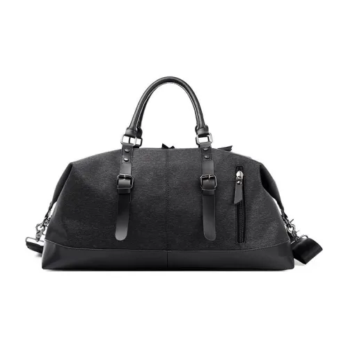 VIHUS Oxford Gym Bag Handbag Travel Bag Large Size Men's Black