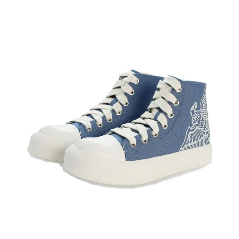 Boy London Cushioning High Top Canvas Shoes Unisex-7