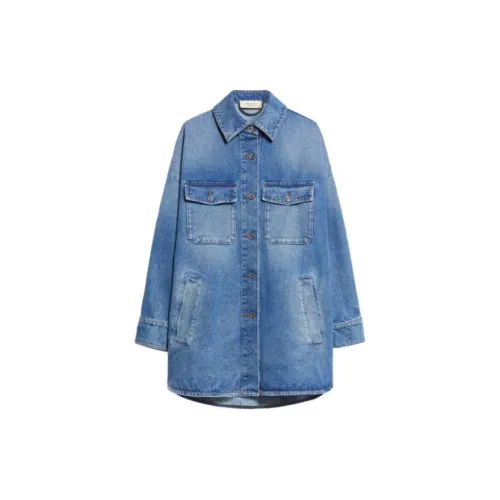 WEEKEND MaxMara Denim Jackets Women's Blue