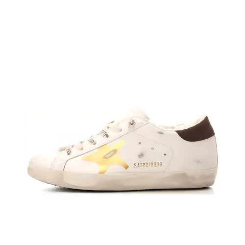 Golden Goose Super Star Gold Star White Gold Women's