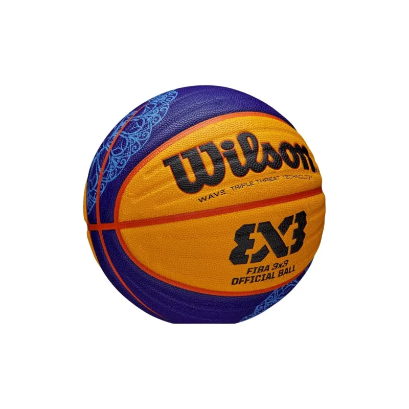 Wilson Size 6 Indoor, Outdoor, All Basketball Synthetic Leather Yellow Purple-2