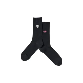 UNIQLO KAWS X WARHOL Collaboration Mid Calf Socks Unisex 1 Pack Black
