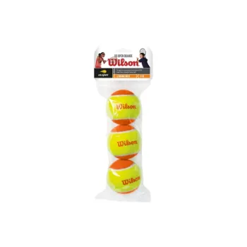 Wilson US Open Orange Tournament Tennis Balls Match Ball Competition 1 Bag/3 Pcs Yellow