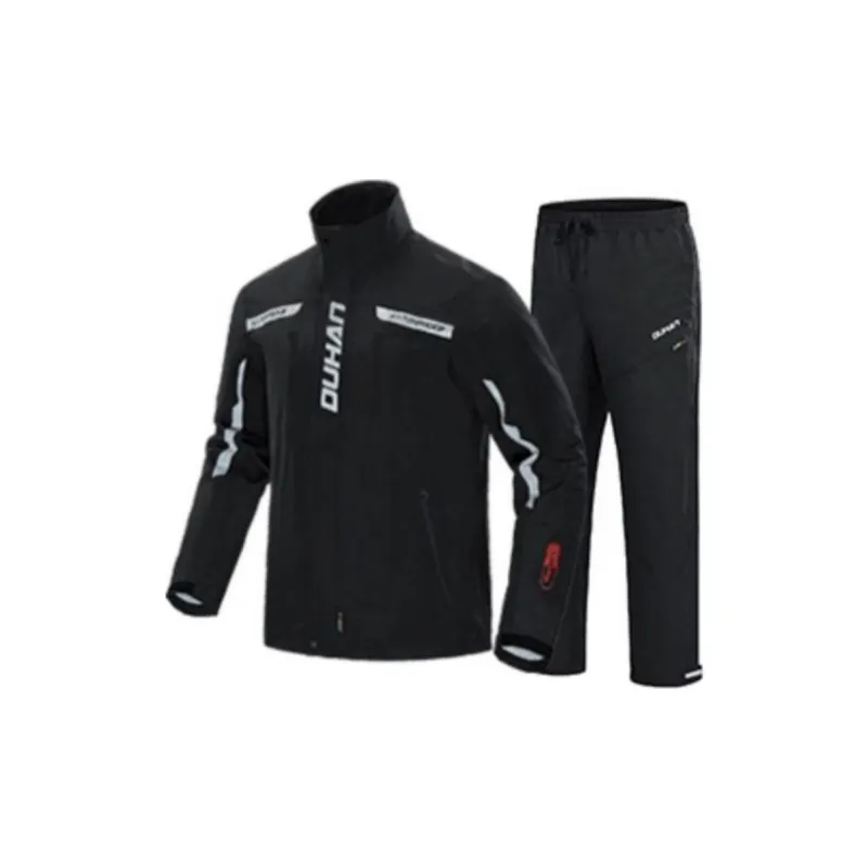 Duhan Racing Suits & Motorcycle Suits Unisex Black/Black Red-1