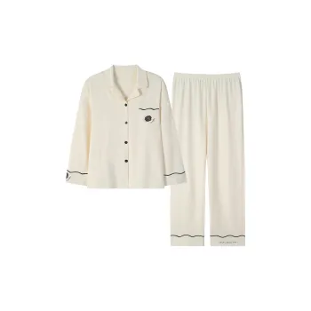 MIIOW Trend Party Series Pajama Set Women's Apricot