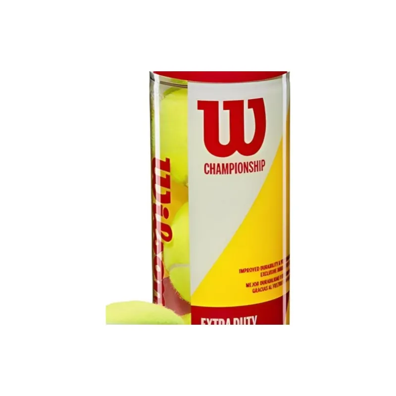 Wilson Tennis Balls Wool Training Ball Indoor Training Ball Yellow-4