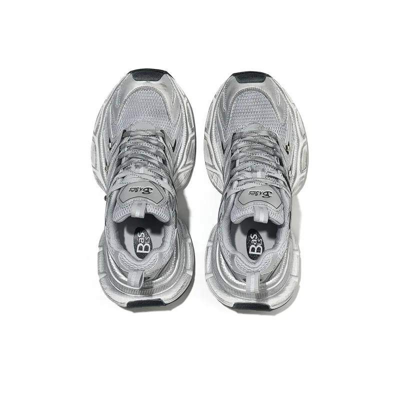 BASLS Bashe Series Lightweight And Breathable Low Top Chunky Sneakers Unisex-32