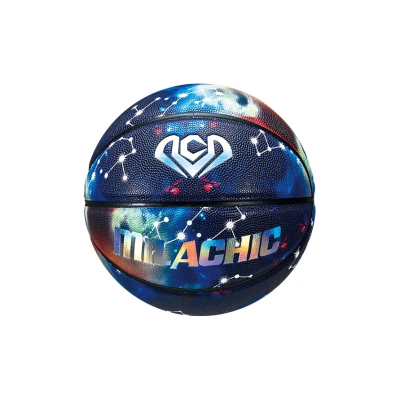 MILACHIC PU Basketball Starry Sky Glow In The Dark Size 7 Ball Training-1