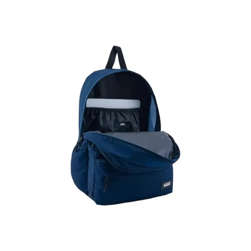Vans Polyester Backpack Regular Unisex Dark Blue-3